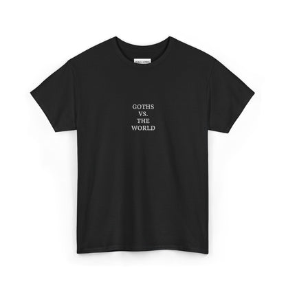 GOTHS VS. THE WORLD Unisex Embroidered T-shirt