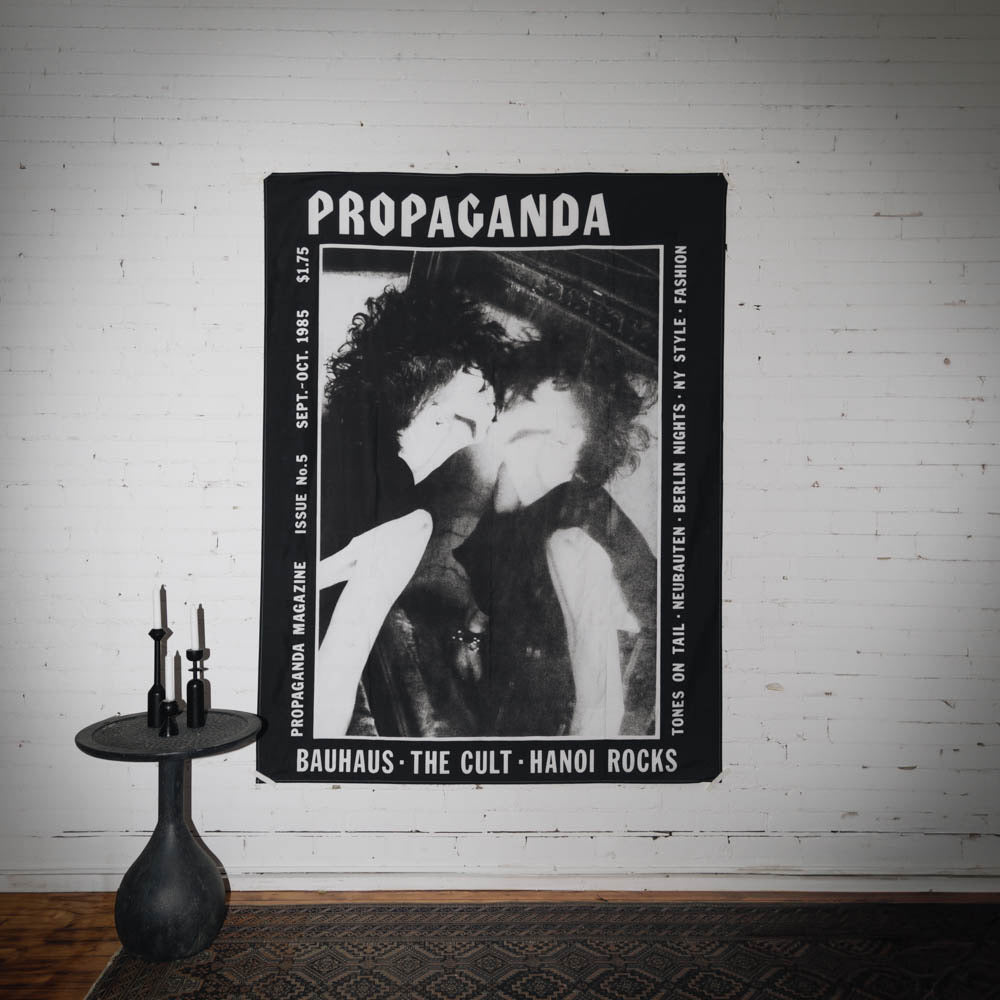 PROPAGANDA Magazine Kiss Tapestry 6.3 feet by 5 feet