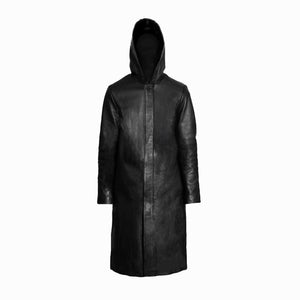Minimal Hooded Long Coat